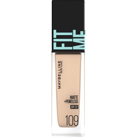 Maybelline Fit Me Matte Poreless Foundation 109 Ivory 30ml