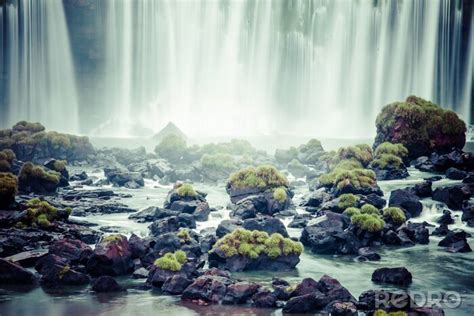 Fototapete Steine Am Wasserfall Nach Ma Myredro De