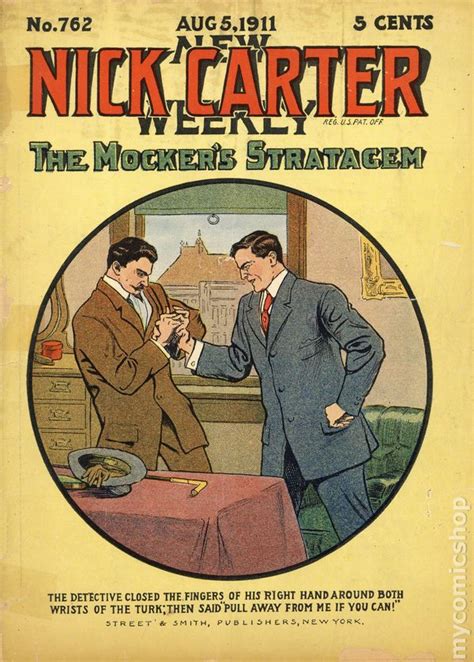 Nick Carter Weekly 1896 Street And Smith Comic Books