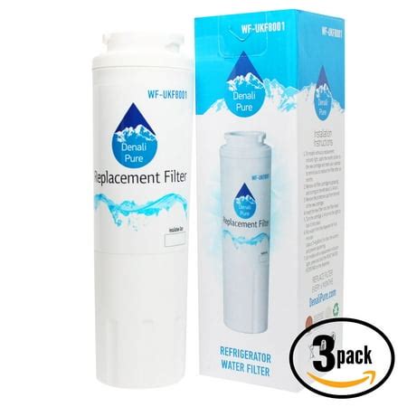 3-Pack Replacement KitchenAid KFIS20XVMS5 Refrigerator Water Filter - Compatible KitchenAid ...