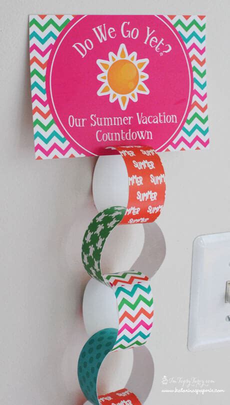 Free Printable Summer Vacation Countdown Calendar Ashlee Marie Real