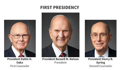 First Presidency Announces 2021 2022 Area Leadership Assignments