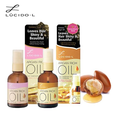 Lucido L Argan Rich Hair Treatment Oil Ml Smooth Moist Shopee