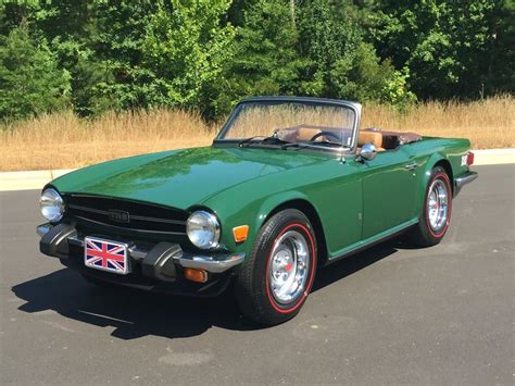 British Racing Green 1976 Triumph Tr6 S55 Hardtop For Sale Mcg Marketplace