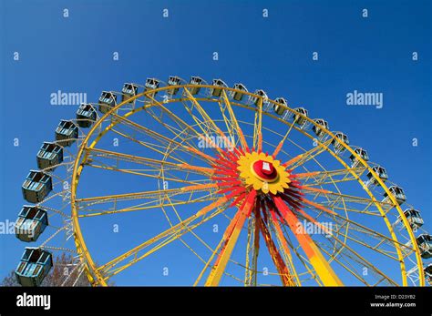 Hamburg Germany On The Ferris Wheel Funfair Stock Photo Alamy