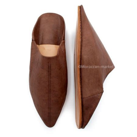 Moroccan Babouche Slippers Made Of Genuine Leather