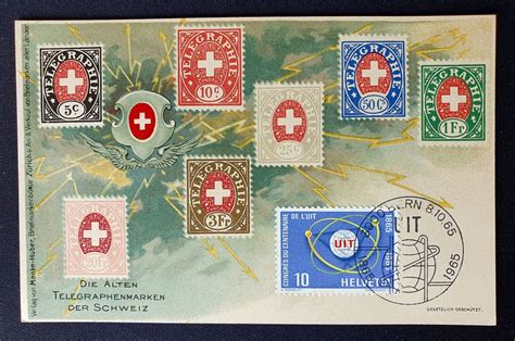 Postkarte 100 Jahre UIT Sonderstempel Bern 8 10 65 Kaufen Auf Ricardo