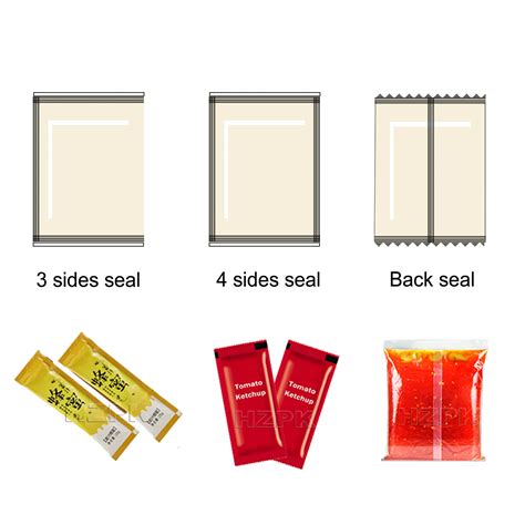 Hzpk Automatic 3 Sides Sealing Tomato Paste Water Liquid Oil Sachet