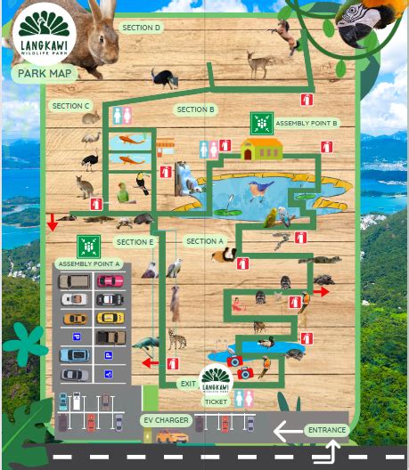 Park Map Langkawi Wildlife Park