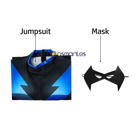 Nightwing 3D Printed Cosplay Suit Under the Red Hood Nightwing Blue Costume