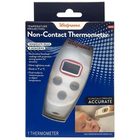 Walgreens Temperature Projecting Non Contact Thermometer 1 Ct Shipt