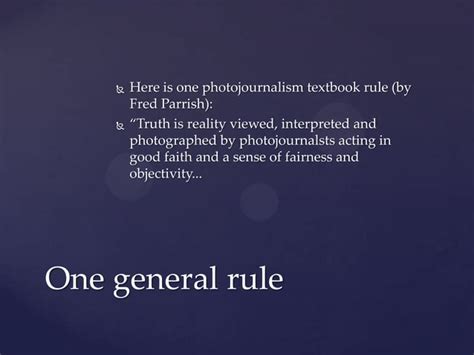 Photojournalism and ethics