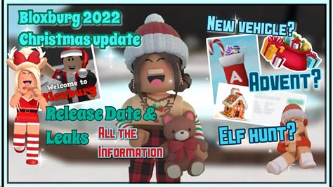 Bloxburg Christmas Update 2022 Leaks Release Date Concepts And