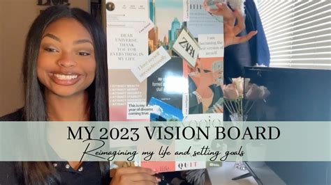 My 2023 Vision Board What I Learned In 2020 My Goals For 2023 Youtube