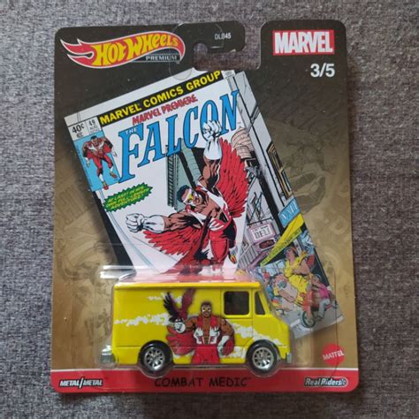 Hot Wheels Premium Combat Medic POP CULTURE MARVEL Falcon Shopee Malaysia