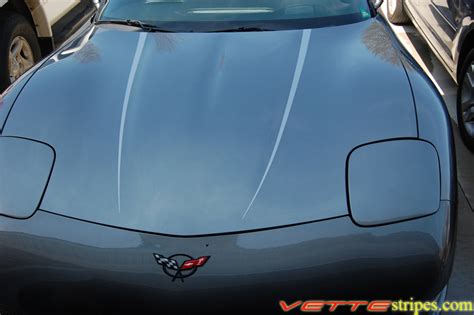 C5 Corvette Hood Spear Stripe 2 - VetteStripes.com