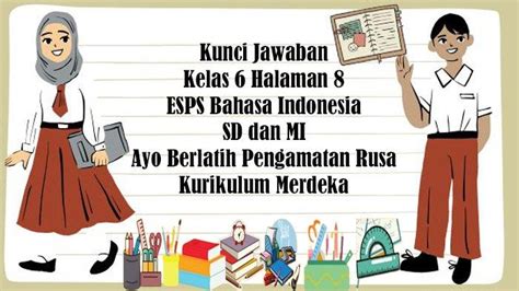 Kunci Jawaban Kelas Halaman Esps Bahasa Indonesia Ayo Berlatih