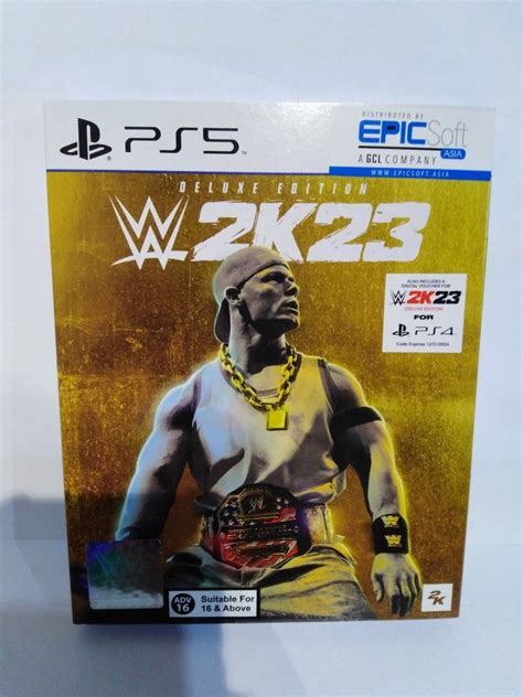 Ps5 Wwe 2k23 Deluxe Edition 139 Video Gaming Video Games