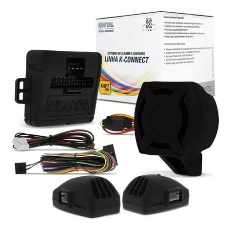 Kit Alarme Automotivo Kostal Linha K Connect Kapt Free S Rf