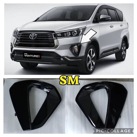 Jual Cover Sein Bumper Innova Venturer 2021 Hitam Glossy Cover Garnish