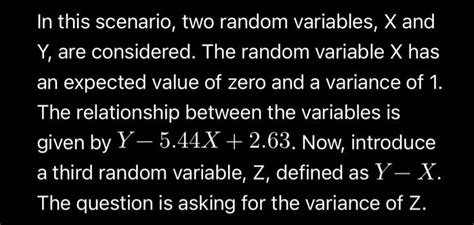 Solved In This Scenario Two Random Variables X And Y Are