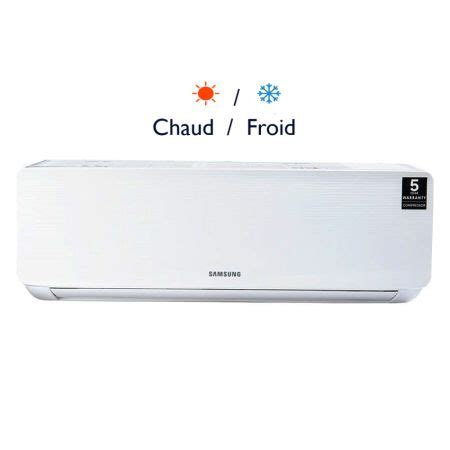 Samsung Climatiseur Split Ar Tq Btu Blanc Chaud Froid