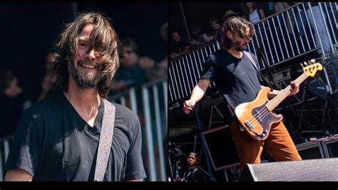 Keanu Reeves and his band Dogstar perform for first time in 20 years