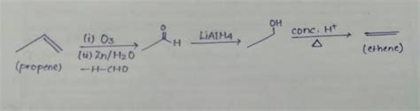 Convert Propene To Ethyne Brainly In