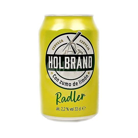 Holbrand Cerveza radler con zumo de limón Lata 33 cl