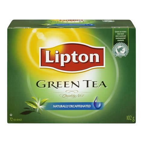 Lipton Green Tea Naturally Decaffeinated Tea Bags reviews in Tea ...