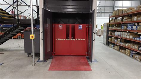 Mezzanine Goods Lift Mhs Manual Handling Solutions