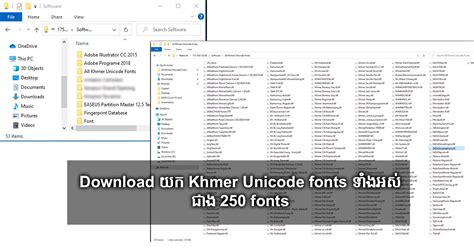 Khmer Unicode fonts - Download all Khmer Unicode fonts.