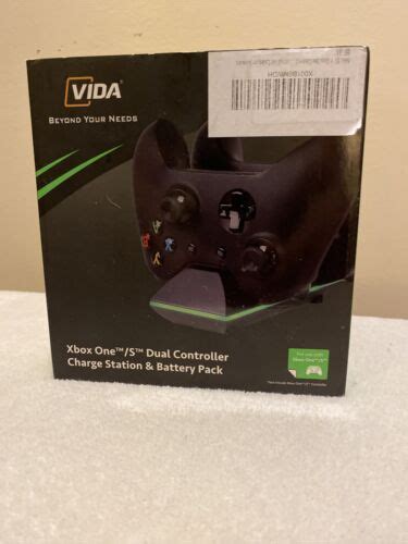 Vida Xbox Ones Dual Controller Charge Station And Battery Pack New Ebay