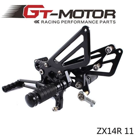 Gt Motor Full Cnc Aluminum Motorcycle Rearsets Rear Set For Kawasaki