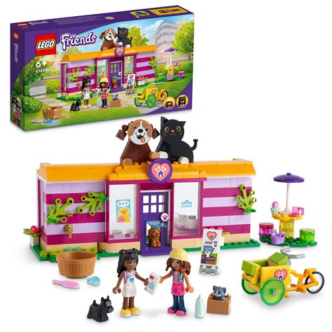 Buy Lego 41699 Friends Pet Adoption Café Animal Rescue Play Set With