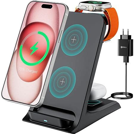 Kpon Ladestation F R Apple Watch Und Iphone In Induktive Ladeger T