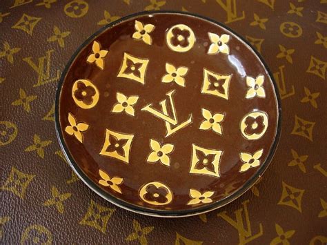 Ultra Rare Vintage Louis Vuitton Longwy Ceramic Trinket Dish Cigar Ashtray Lv Trinket Dishes