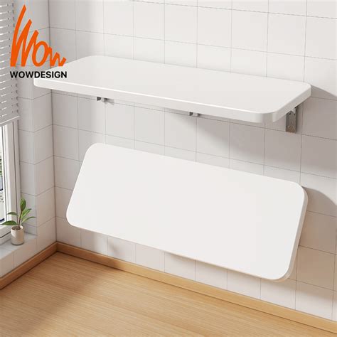 Wall Mounted Foldable Table With Bracket Meja Lipat Meja Lekat Meja