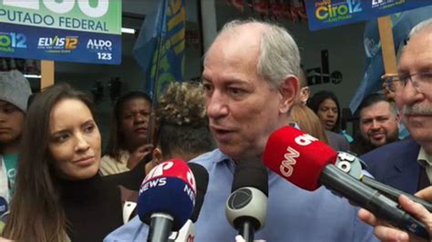 Ciro Gomes cumpre agenda em São Paulo GloboNews Jornal das Dez G1