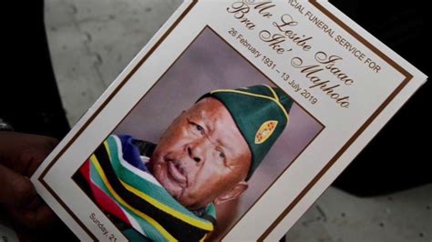 President Cyril Ramaphosa Delivers Eulogy At Mr Lesibe Isaac Maphoto S Funeral In Polokwane