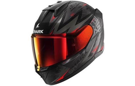 Shark D Skwal Blast R Mat Black Anthracite Red