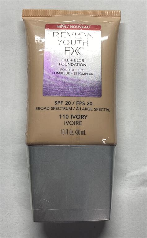 Revlon Youth FX Fill Blur Foundation SPF 20 110 Ivory Sealed EBay