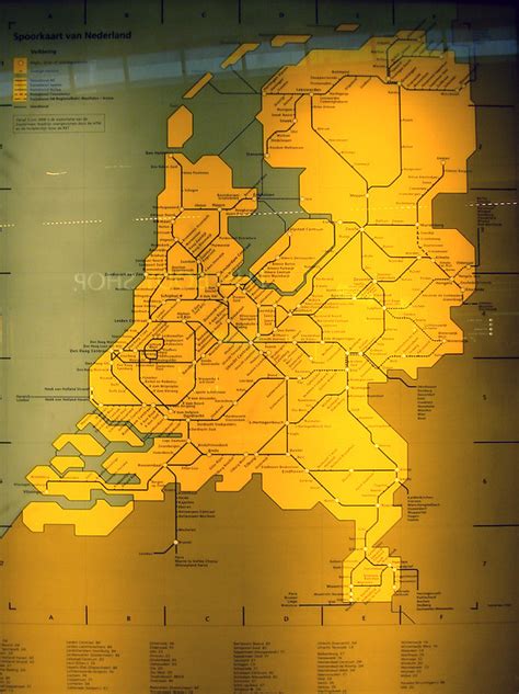 Dutch Railway Map