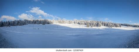 Jura Mountain Range Winter Landscape Stock Photo 125307419 | Shutterstock