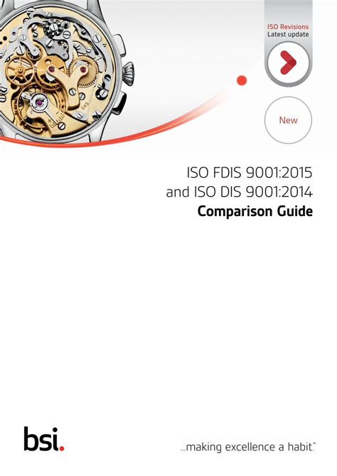 Pdf Iso Fdis 90012015 And Iso Dis 90012014 Comparison Guide