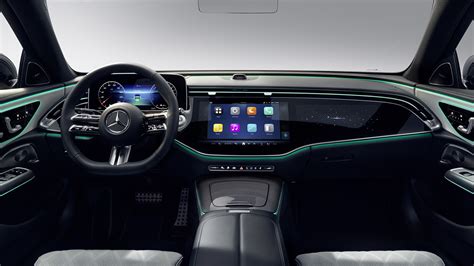 Next Gen Mercedes Benz E Class W214 Interior Revealed Superscreen Debuts With In Car Tiktok