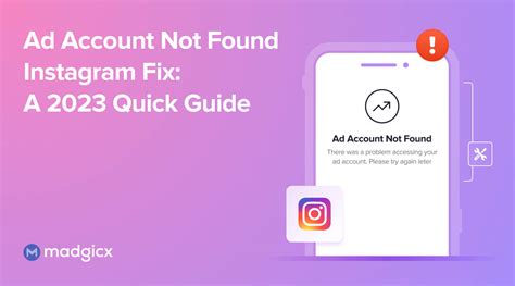 Ad Account Not Found Instagram Fix A 2023 Quick Guide