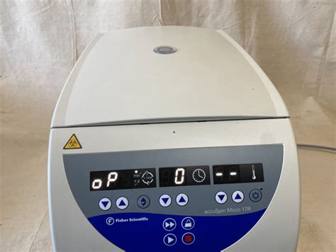 Fisher Scientific Accuspin Micro R Refrigerated Centrifuge With Rotor