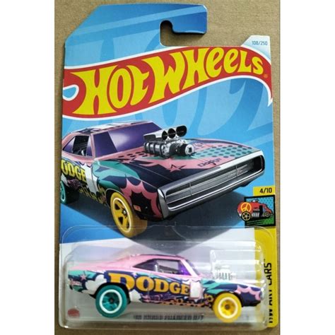 Store Minh Chung xe mô hình đồ chơi Hot wheels 2024 basic L M case 70 Dodge Charger R T