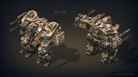 Some Type Of Sci Fi Looking Machine With Two Different Parts On The